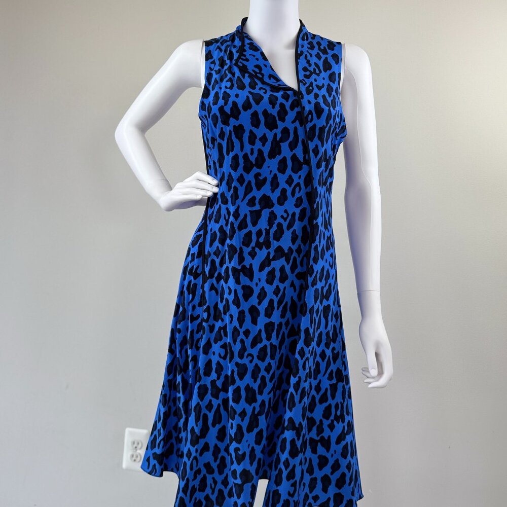 Diane Von Furstenberg Cheetah Print Silk Dress